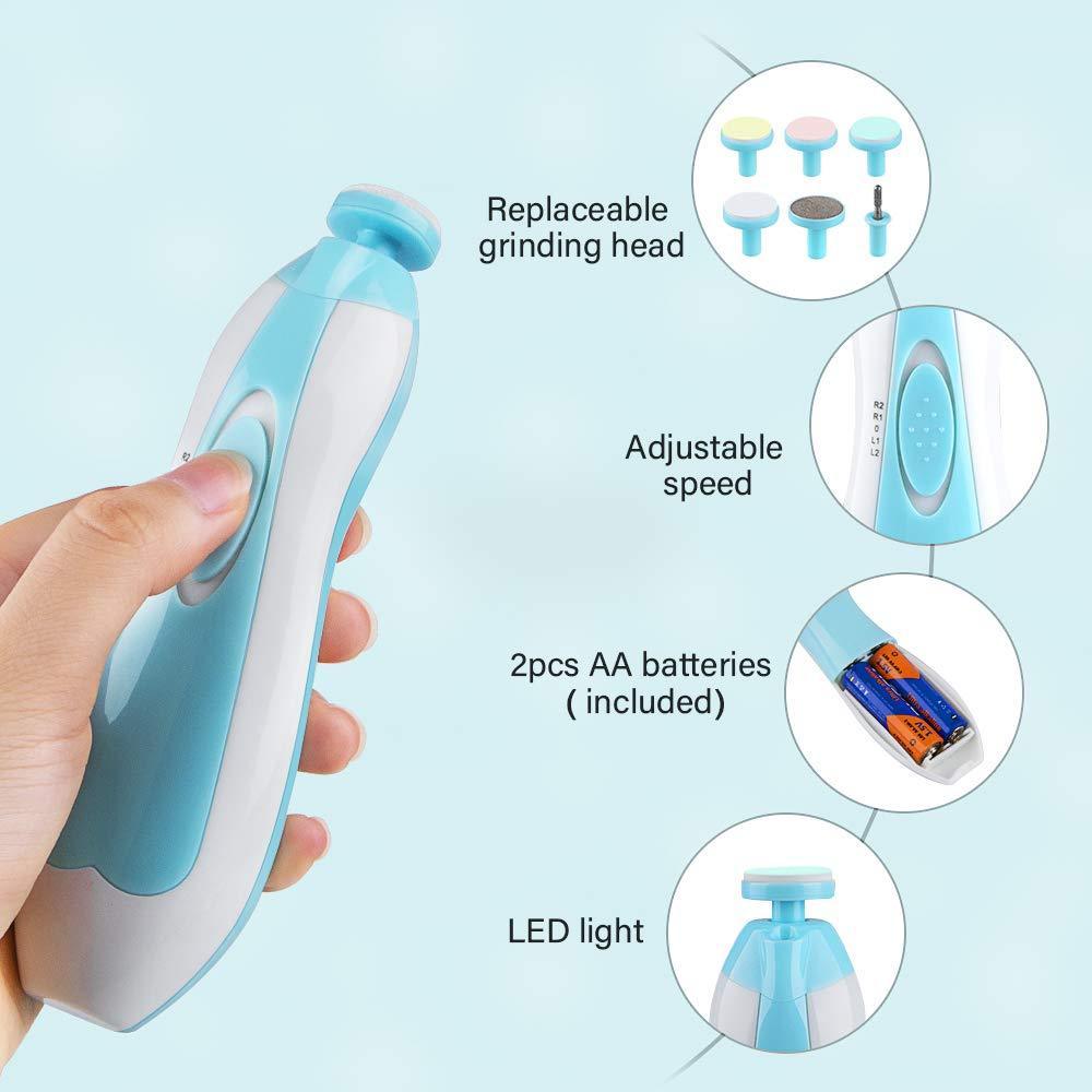Coupe Ongles Électrique Bébé 6 en 1