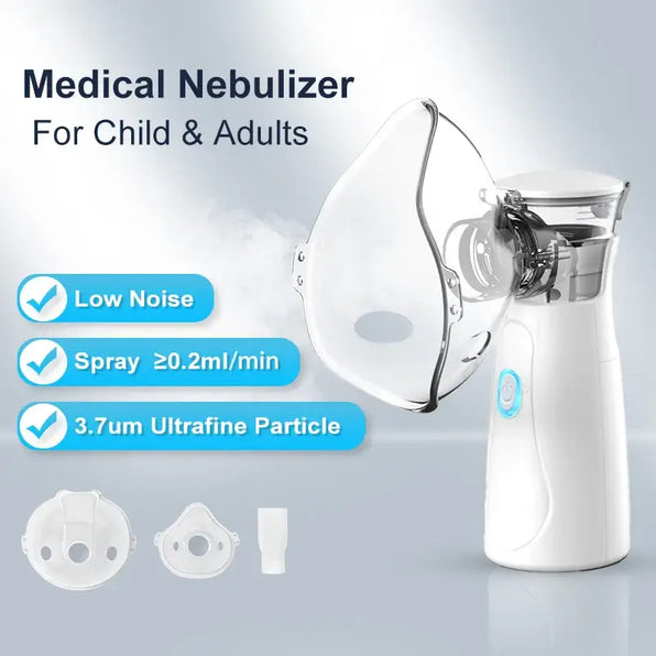 Nébuliseur médical silencieux en maille