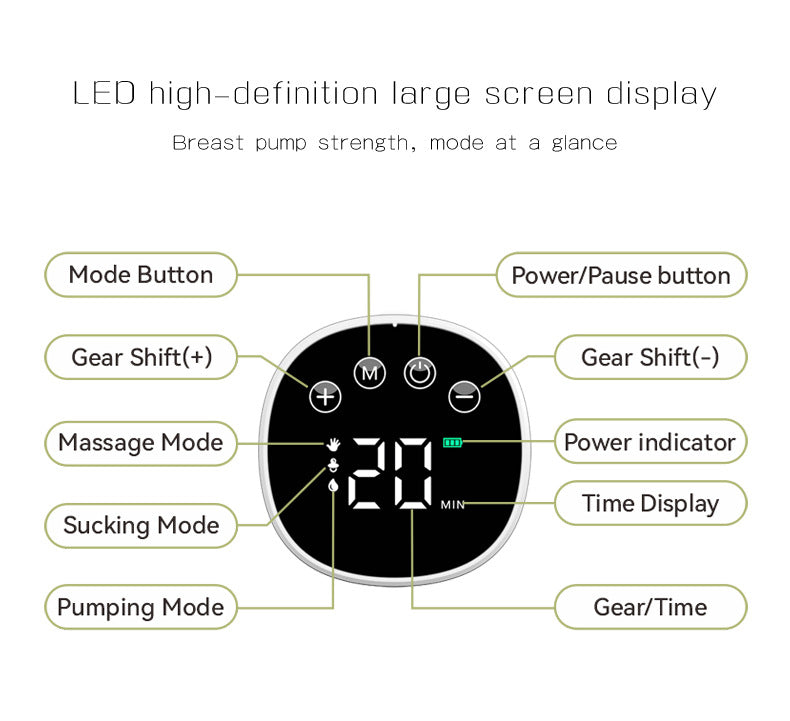 Tire-lait électrique portable super silencieux