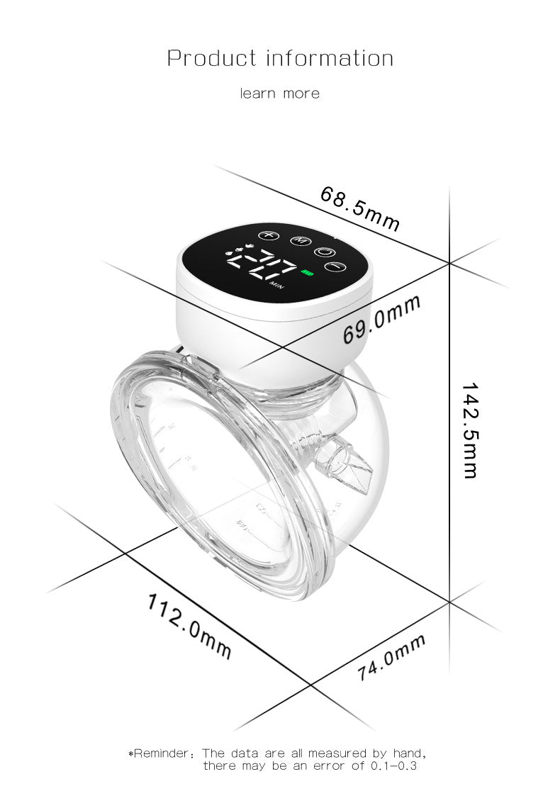 Tire-lait électrique portable super silencieux