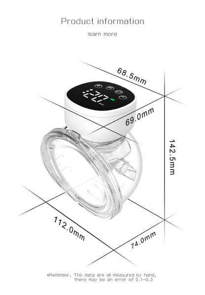 Tire-lait électrique portable super silencieux
